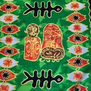 Stunning Vintage 💚🤎2PC Set Wrap skirt Pareo Coverup & Top